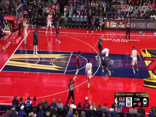 NBA季中赛 骑士VS76人 20231122